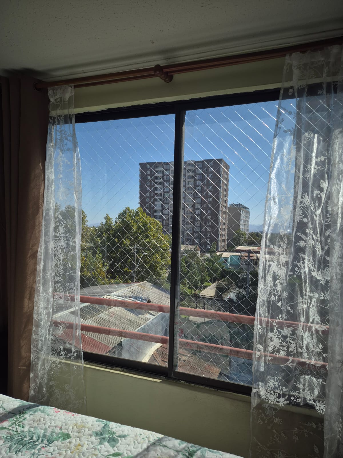 Ventana con malla